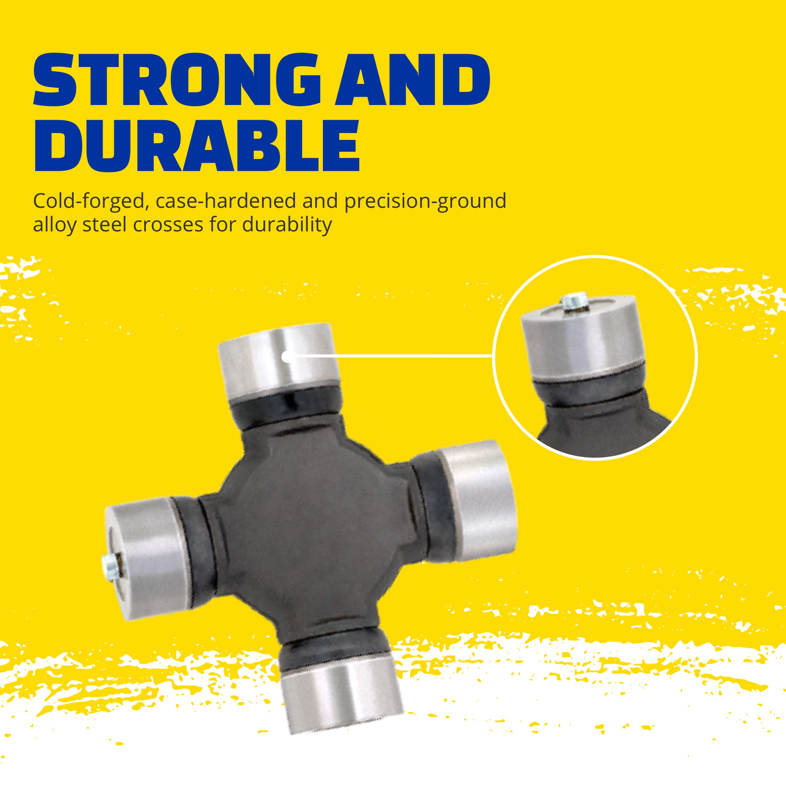 MOOG 234 Non-Greaseable Super Strength Universal Joint for Chevrolet Silverado 1500 (Pack of 2) - Image 5