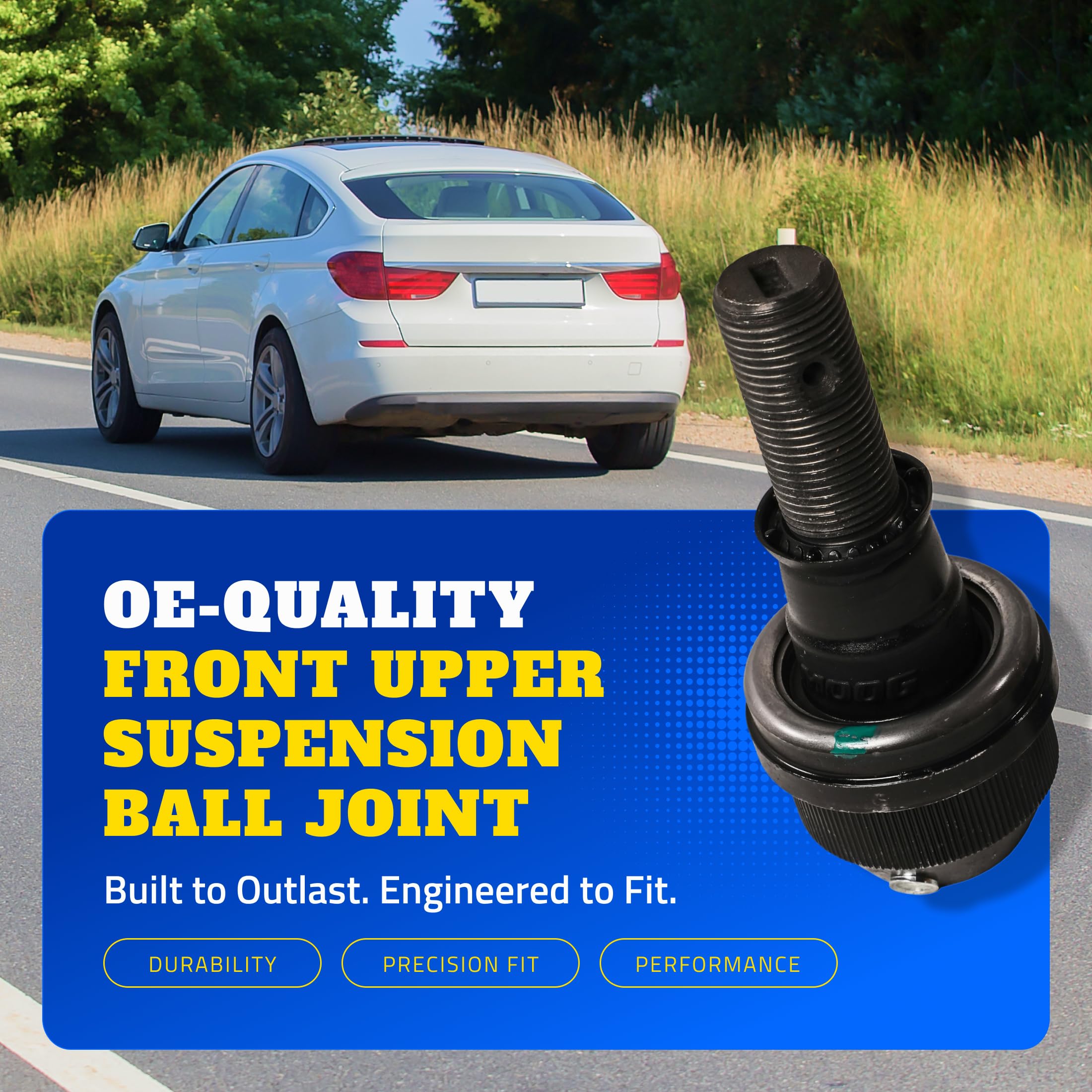 MOOG Front Suspension Track Bar - Strong Ball Joint & Greaseable Socket Joint - Axle Stability Support - Precision Fit - Image 3