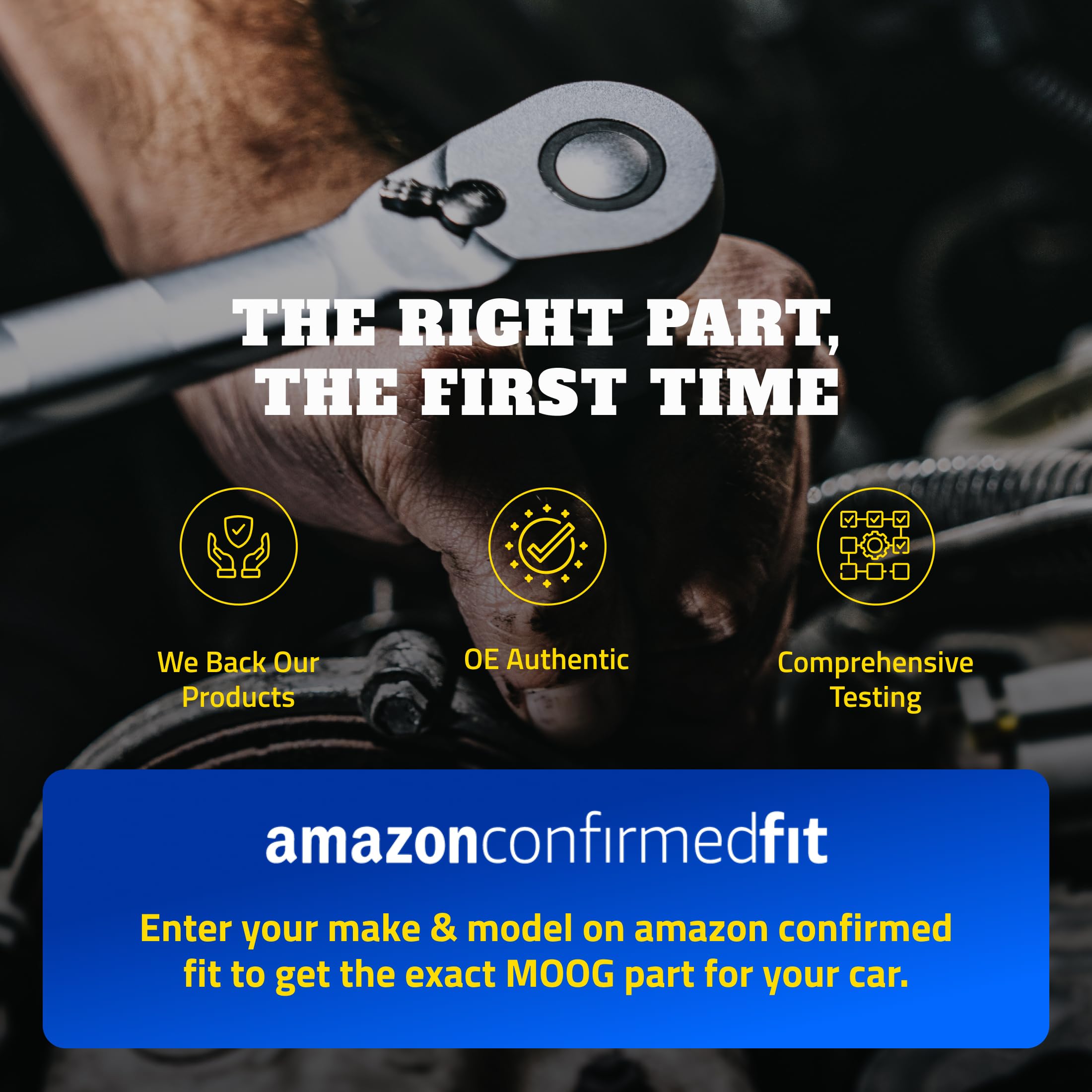 MOOG Front Outer Steering Tie Rod End - Front Suspension Joint for Trucks - Heavy Duty Ball Joint - Fit Tested Ball - OE Specification Match - Truck Suspension Component - Image 6