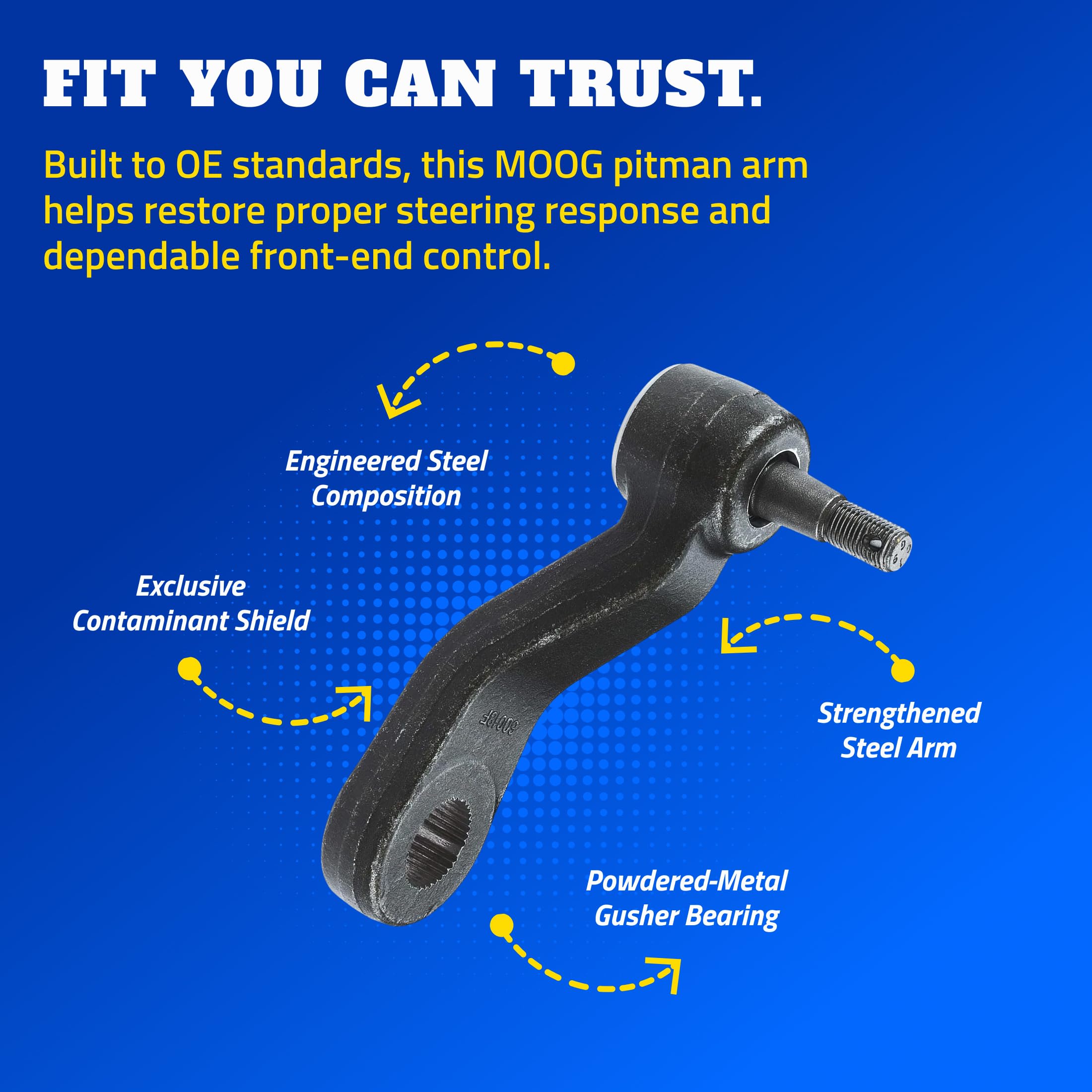 MOOG K6536 Steering Pitman Arm for Chevrolet Silverado 1500 - Image 3